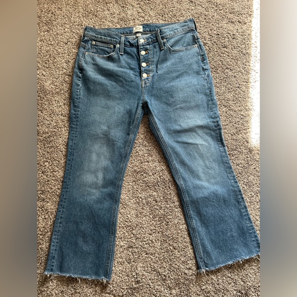 🩵J Crew 9” Billie Demi boot crop jean. 30P - Picture 1 of 6